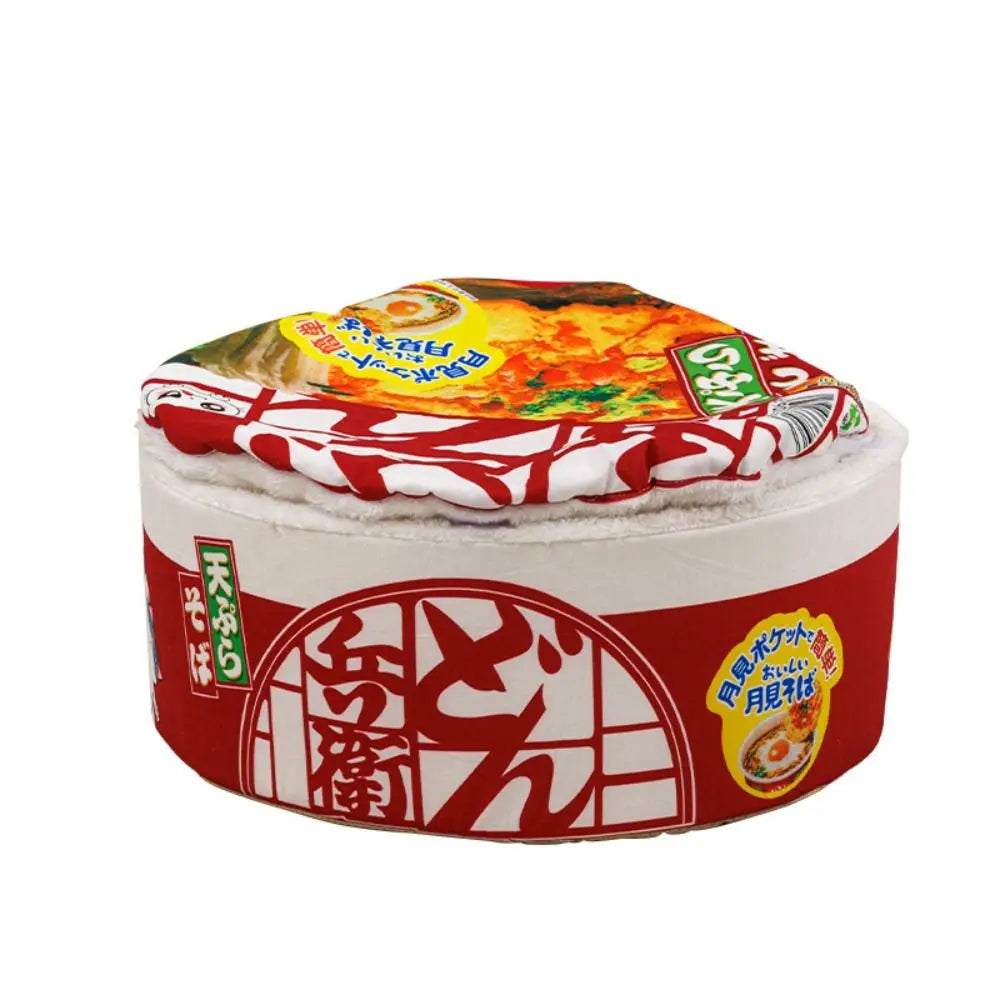 Cage Pour Chien Et Chat, Super Grande, Instantanée, Nid Chaud Pour Chien Et Chat, Coussin, Lit Pour Animaux De Compagnie, Nid Confortable, Nid En Forme De Bol De Nouilles Udon