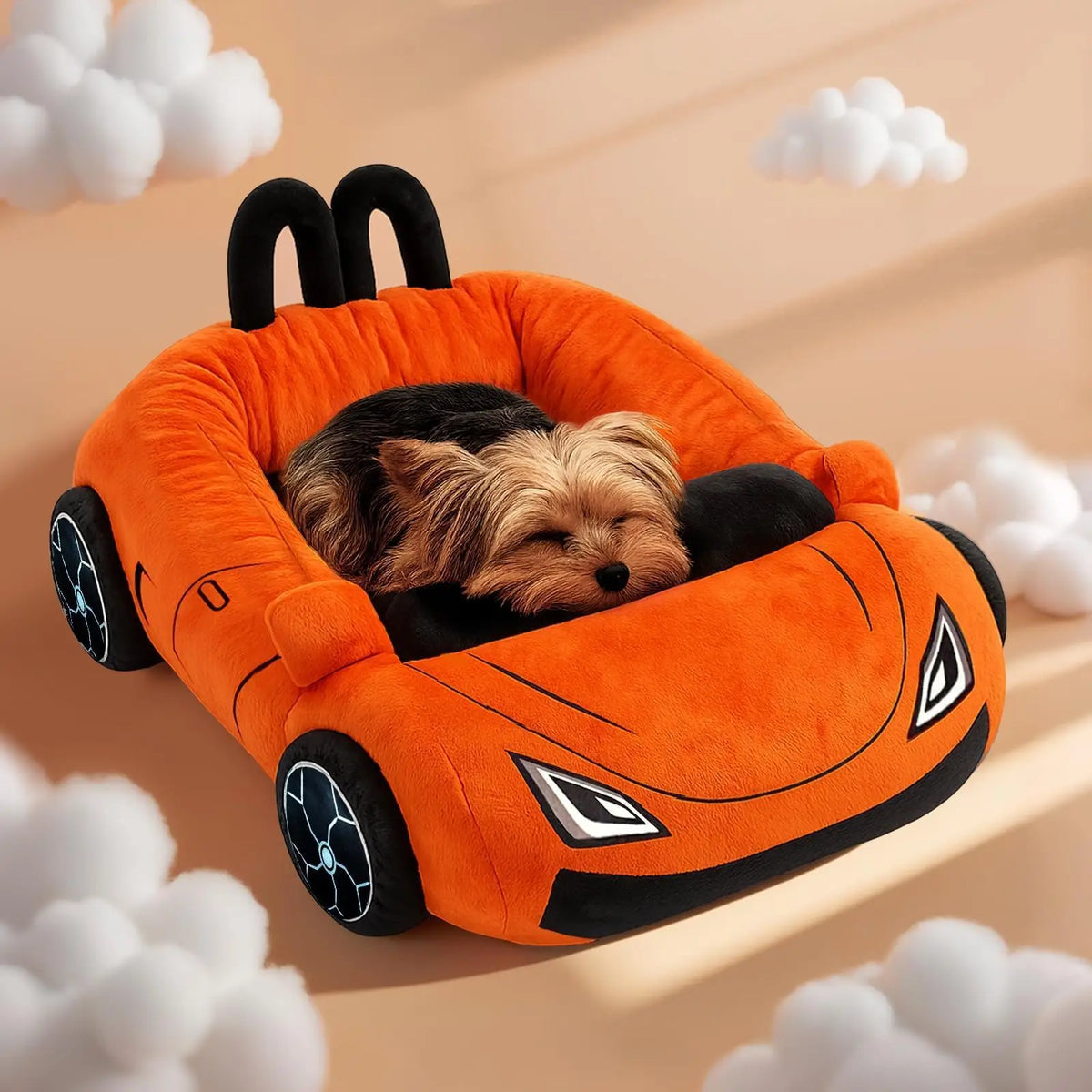 Lits Pour Chat Supercar, Lit Pour Chaton, Lit Doux Et Confortable Pour Petits Chiens Avec Oreiller, Tapis Lavable Pour Animaux De Compagnie, Jouets Amusants Pour Chiots Et Chatons, Accessoires Pour Chats